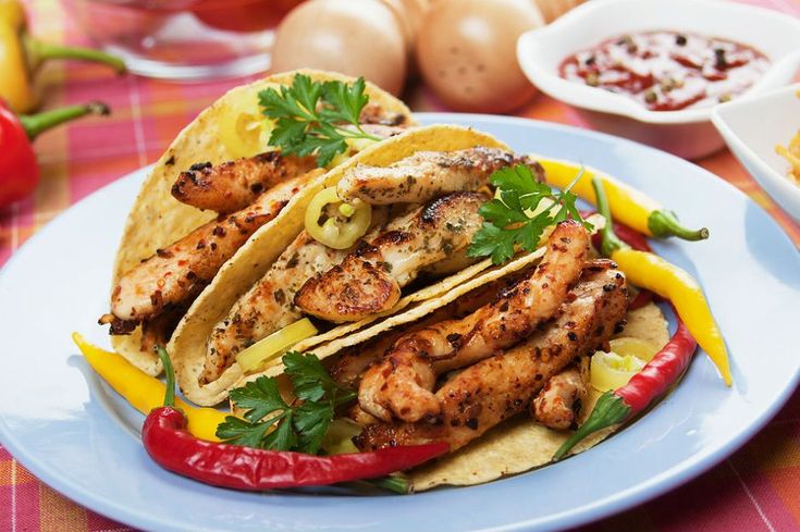 Tavuklu Taco